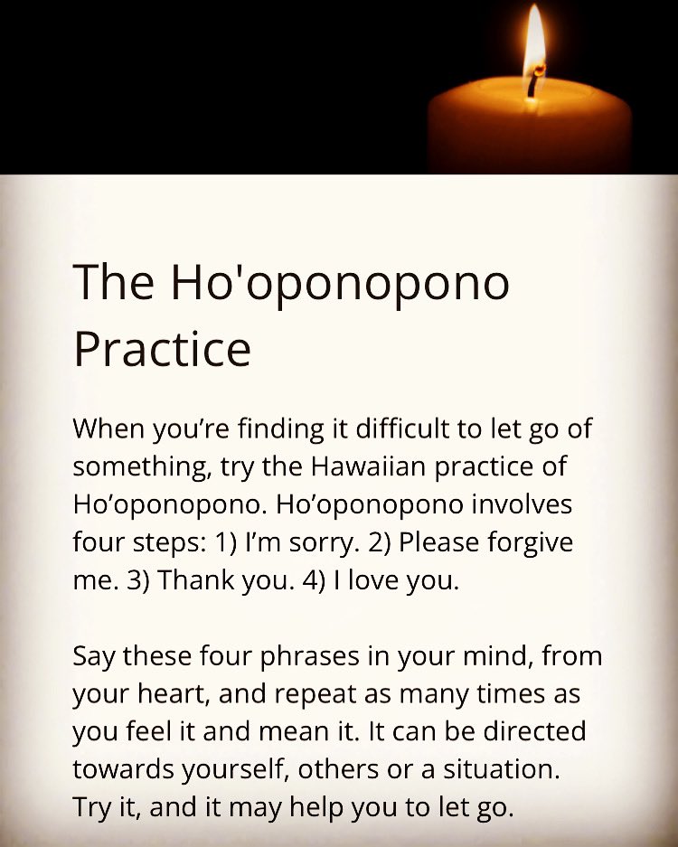 Ho’oponopono For Letting Go Of Regret